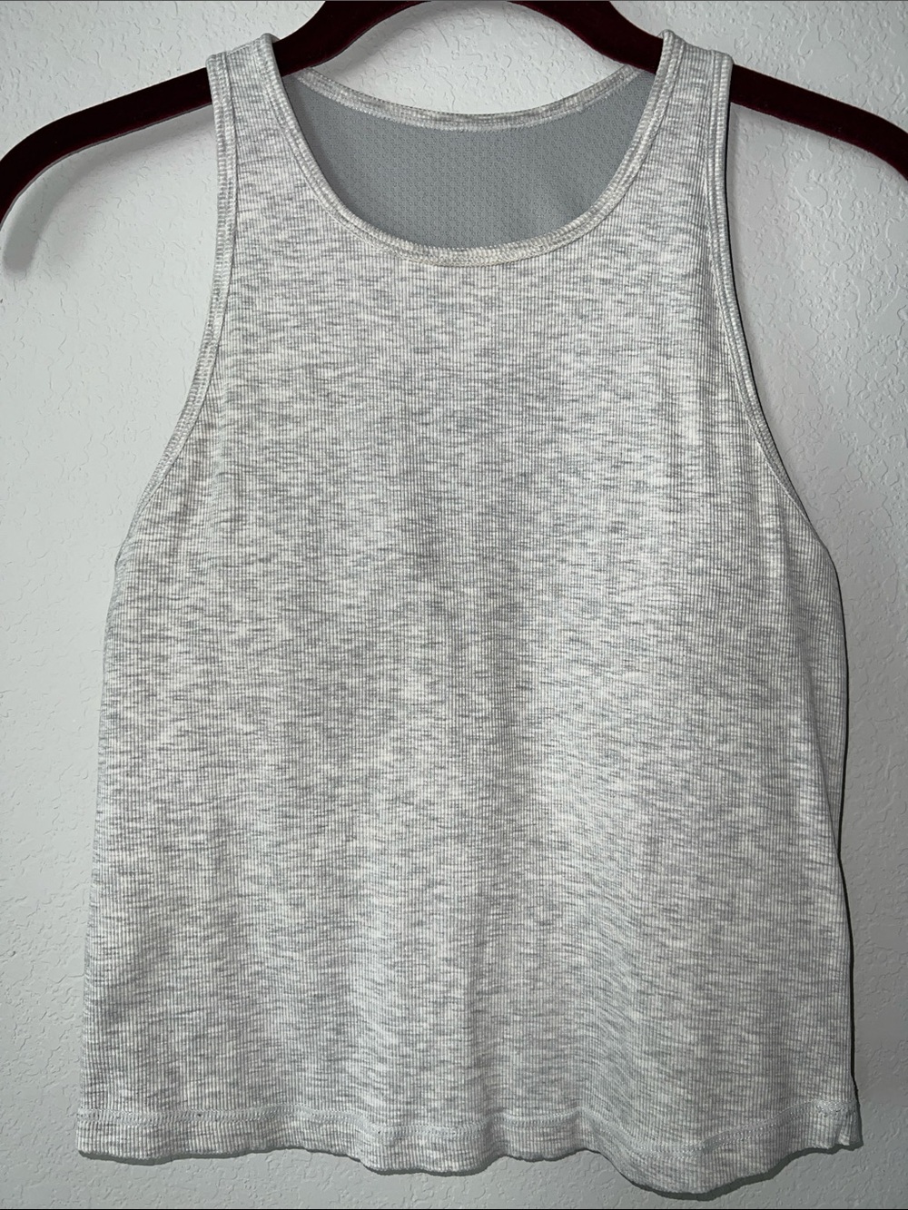 Vuori Pose Plyo Tank Heathered Gray Size Small